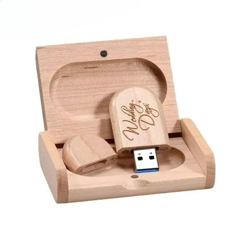10PCS/Lot Wood USB 3.0 Flash Drive 64GB Pen usb 128GB Pen Drives U Disk 32GB Memory Stick Free LOGO Photography Wedding
