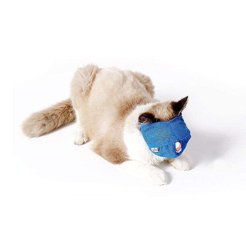 Travel Tool Breathable Cat Mouse Muzzle Cats Grooming Supplies Nylon Anti Bite Face Mask Accessories Multi-size Bath Beauty