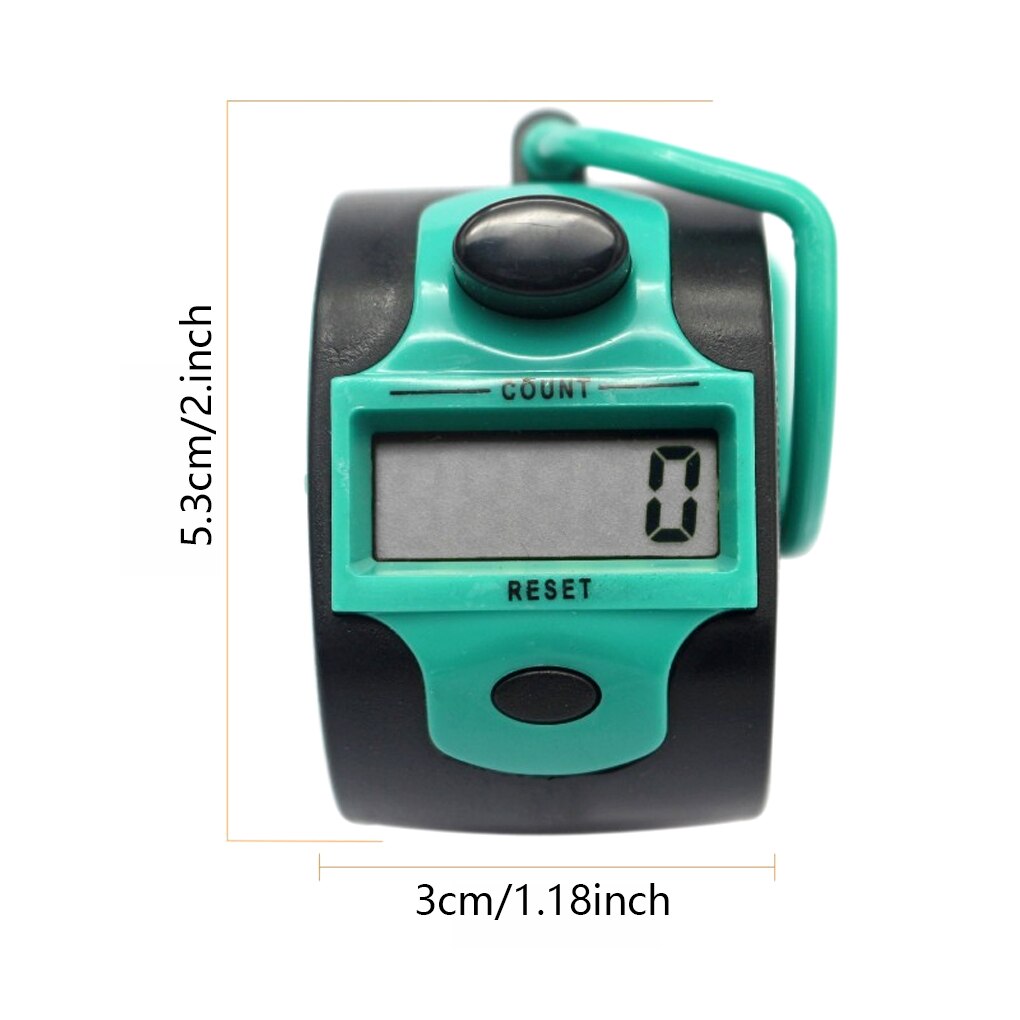 Pack of 3 99999 Counts Digital Display Counters Basketball Match Football Competition Manual Number Counting Device