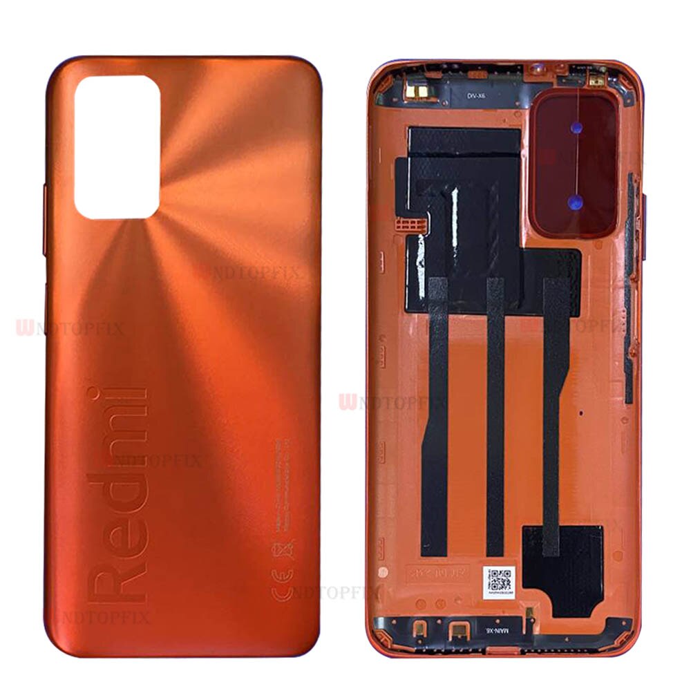 For Xiaomi Redmi 9T Battery Cover Panel Rear Door Housing Case With Adhesive For Redmi 9T Battery Cover Back Glass