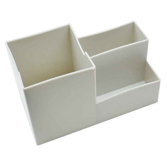 Kantoor school bureau pennenhouder opbergdoos met hoge capaciteit pennenkoker bureau schrijfwaren organizer schrijfwaren 15*10*7.5 cm: Grijs