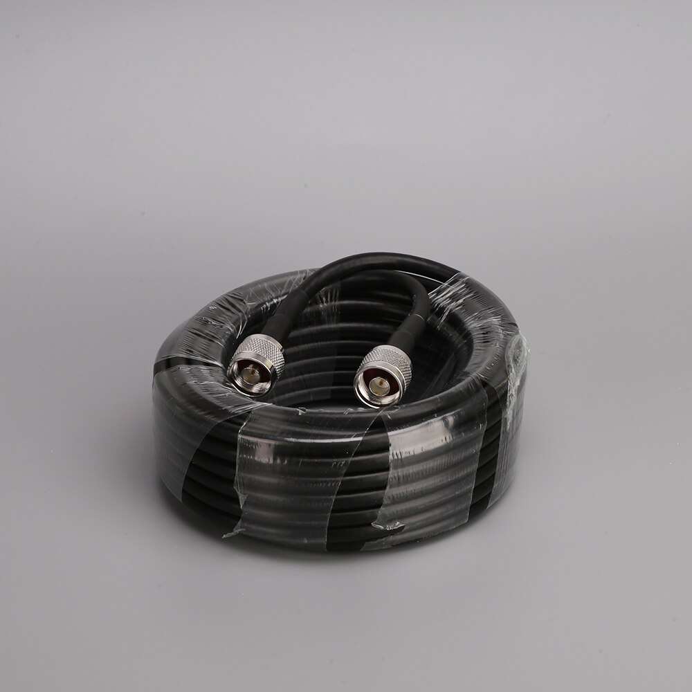 Cable Coaxial RG6 5D para amplificador de señal de teléfono móvil, conector Coaxial de baja pérdida de 50ohm, N, macho a N, 10 metros