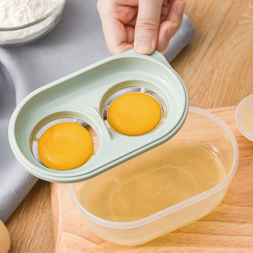3 Kleuren Plastic Ei Separator Eiwit Separator Yolk Sifting Chef Eetkamer Koken Gadget Keuken Ei Tool Eiwit Separator