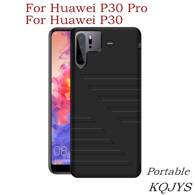 Kqjys 6800Mah Draagbare Batterij Oplader Gevallen Voor Huawei P30 Pro Batterij Case Power Bank Opladen Cover Power Case Voor huawei P30