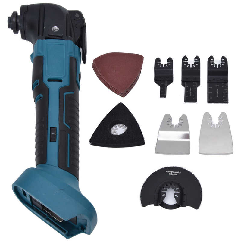 21V Lithium Battery Oscillating Tool 6 Levels Adjustable Multifunctional Power Trimmer Kit