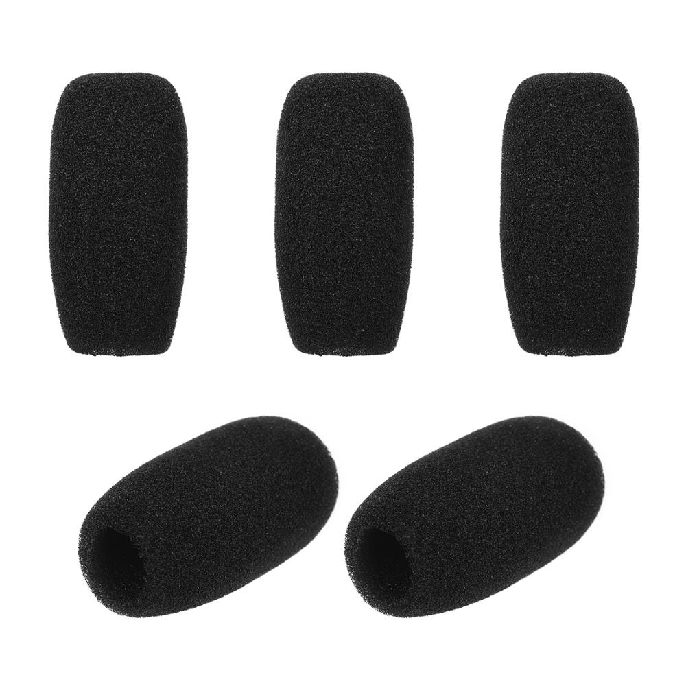 Mini Microphone Windscreens Mic Foam Covers for Lapel Lavalier Headset Microphone Black, Pack of 5pcs: C typ