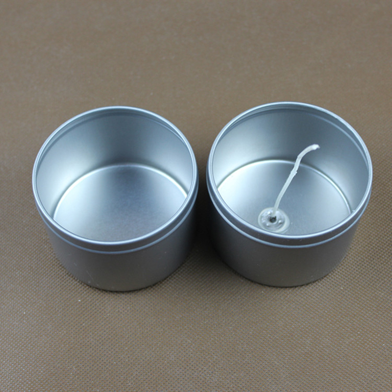 Metalen Kaars Jar Ronde Container Tin met Deksel Kaars Lont Centrering Apparaat DIY Kaars Maken Kit voor Party Gunsten Arts & ambachten