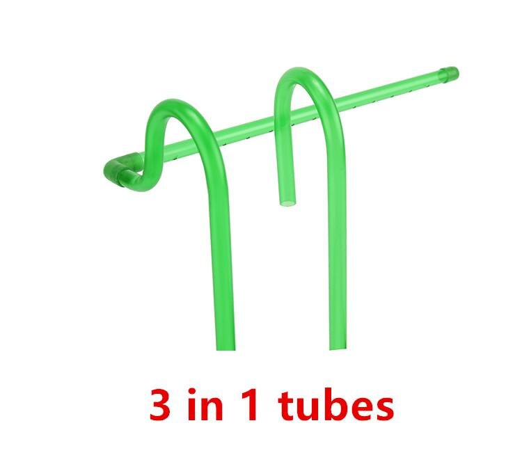 Tubo de filtro externo para acuario, Kit de tubo de manguera de 12mm o 16mm, barra de lluvia, curva, entrada y salida,: Rojo / 16mm