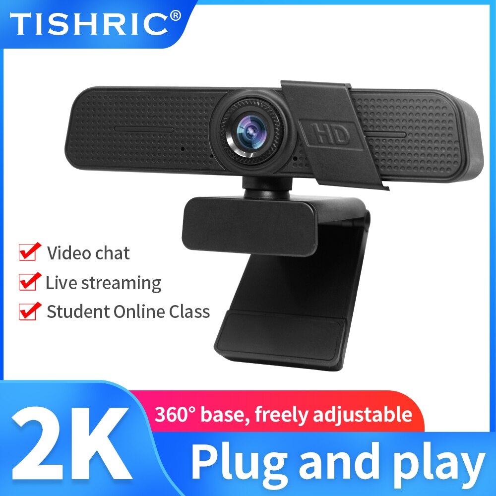 Tishric C150 Hd Webcam 1080P 2K Computer Camera Webcam Web Camera Met Microfoon Usb Webcam Full Hd 1080P Webcam Voor Pc