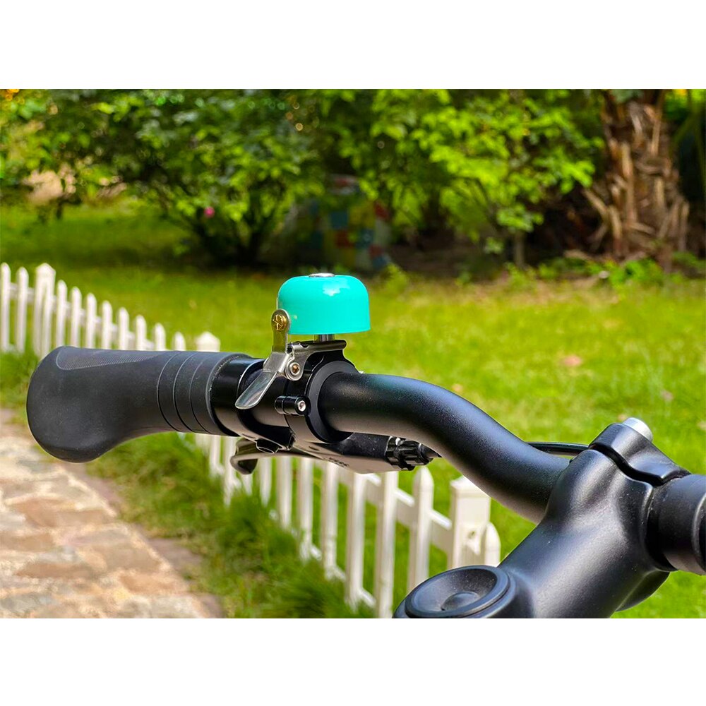 Greallthy Classic Brass Bicycle Bell, Crisp Loud Sound Bike Bell, Mountain Bike Horn, Safety Ride Siren bike Cycling Accessories: light green