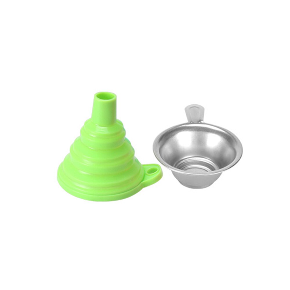 Accessoires pour imprimantes 3D, tasse et entonnoir en silicone jetable, en résine métallique UV de: green