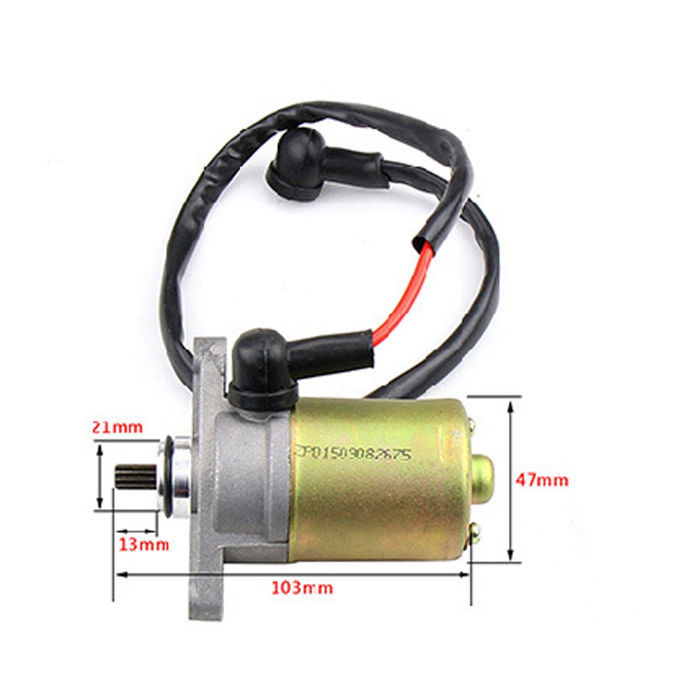 Motorfiets Startmotor Elektrische Starter GY6 50cc 80cc Scooter Atv Quad Bike Motor Elektrische Startmotor Kymco