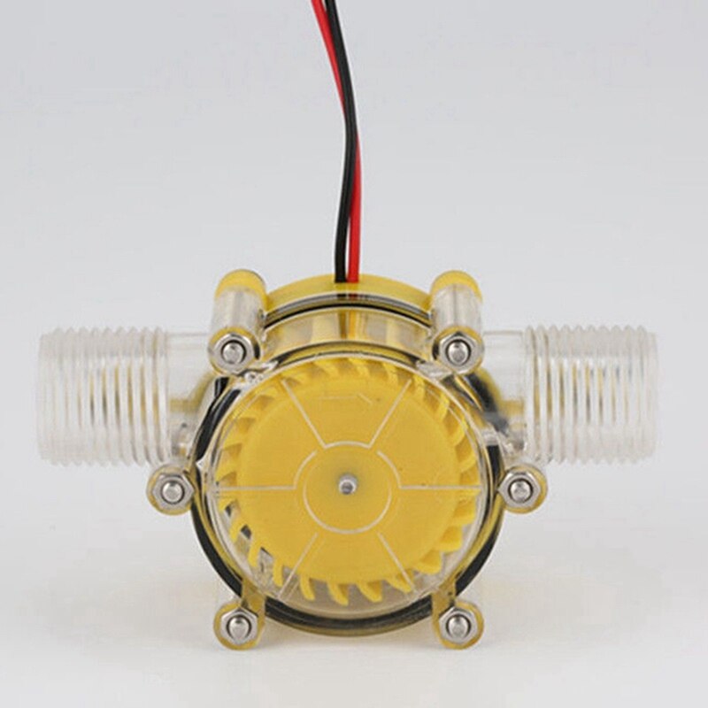 2X 10W Water Flow Pump Mini Hydro Generator Turbine Flow Hydraulic Conversion 12V