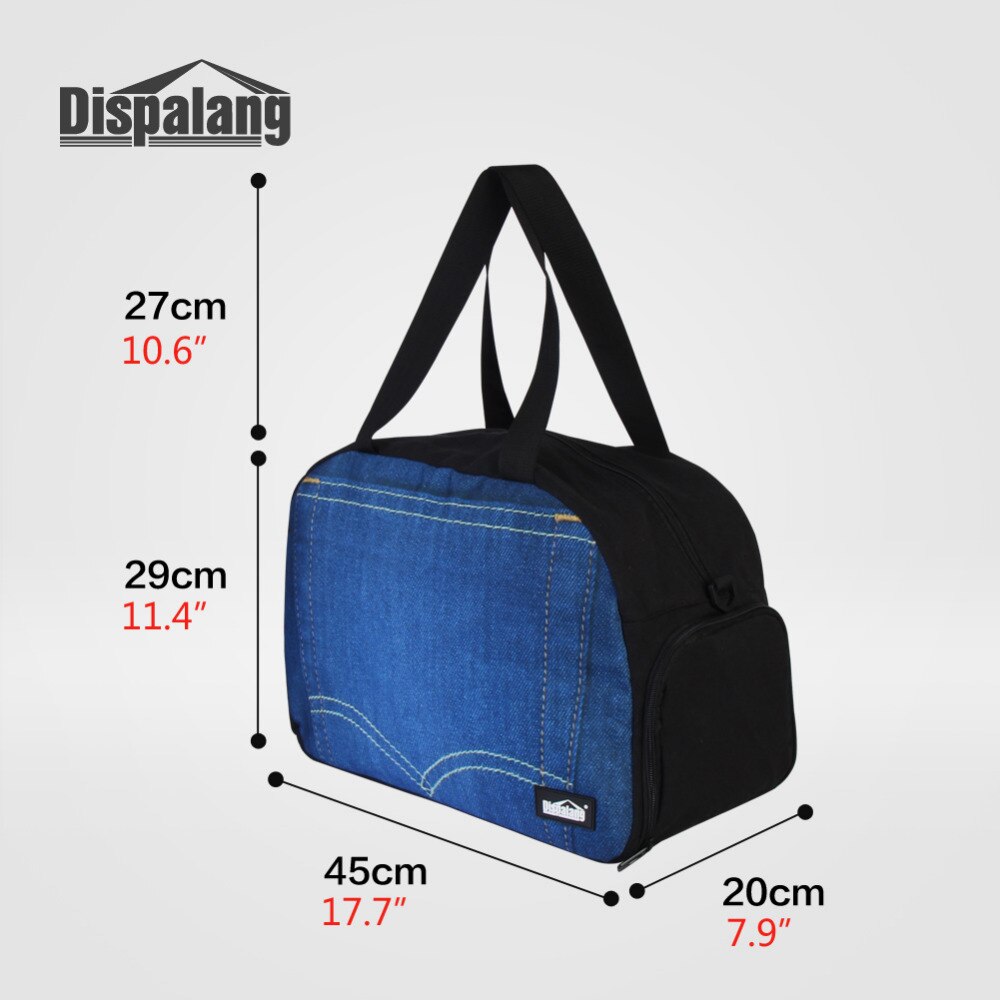 Dispalang genial hombres bolsas de viaje bolsos de gran capacidad bolso de las mujeres de viaje bolsa de hombro a hombro bolsa equipaje bolso de mano