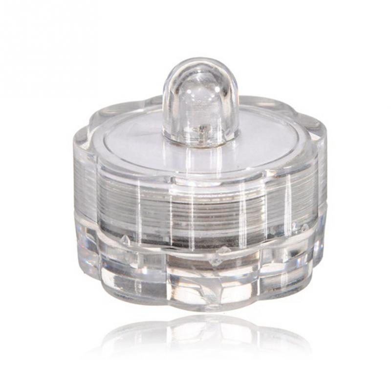 Wedding Party Deocration Vase Lamp Super Bright Submersible Waterproof Mini LED Tea Light Candle Lights: 7color slow flash