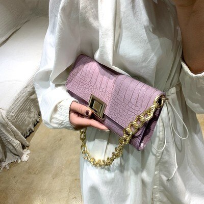 Vintage Bags For Women Crocodile pattern Shoulder Purse Luxury Handbags Women Bags Female Bags Purse