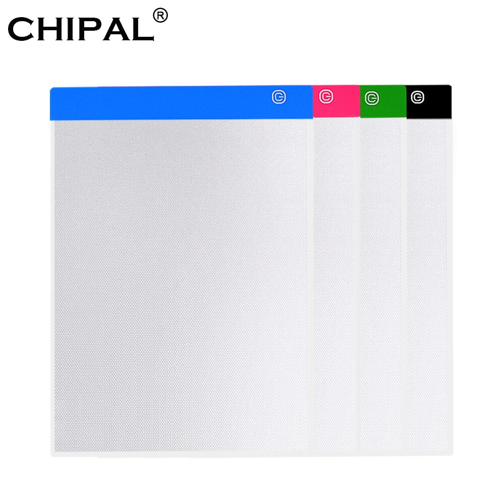 CHIPAL LED Drawing Tablet - A4 Size - USB Dimmable Light Box for Art & Graphics