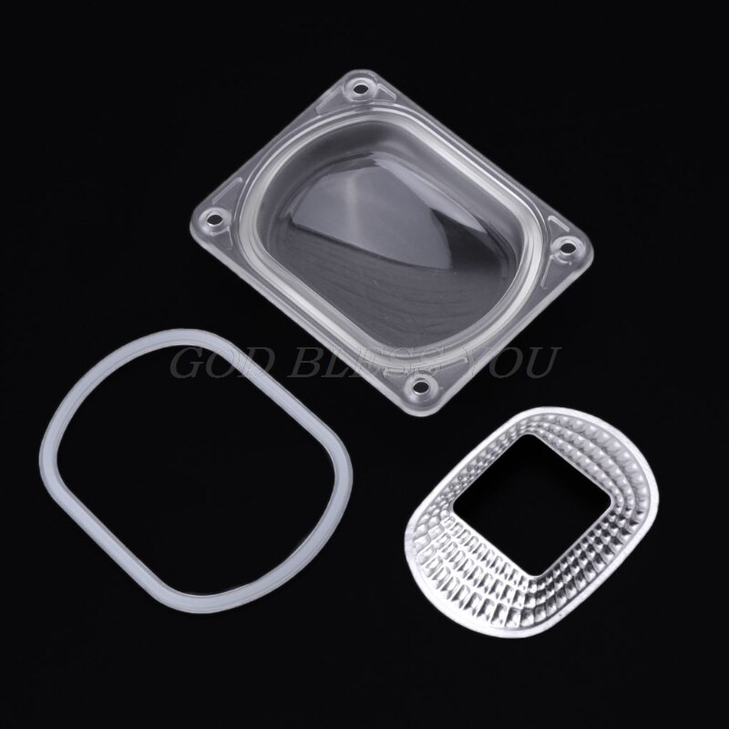 Led Lens Reflector Voor Led Cob Lampen Pc Lens + Reflector + Siliconen Ring Cover Shade