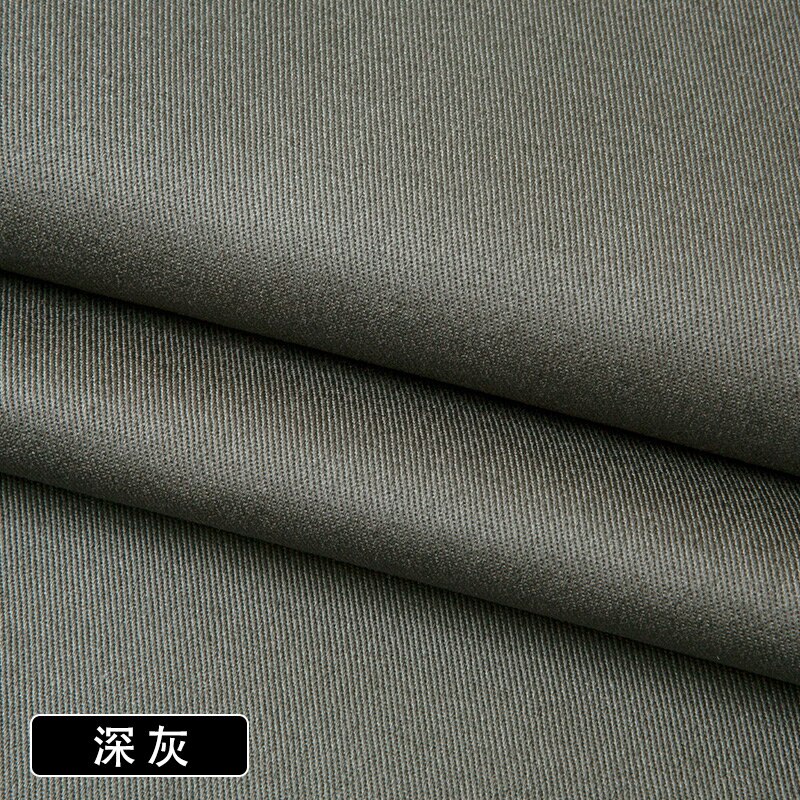 Pantalones de tela de sarga de Color sólido con tarjeta de hilo de algodón puro de 150cm * 50cm, gabardina, ropa, Camisa de algodón lavada, tela gruesa: 014
