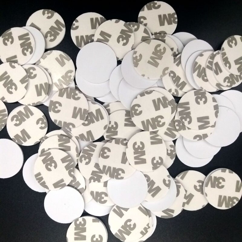 10 stuks rfid nfc-tags, verwisselbare uid, 1k stickers met blok, 0 veranderlijk, beschrijfbaar voor  s50 mf 1 13.56 mhz nfc-kaartkloon, crack en hack