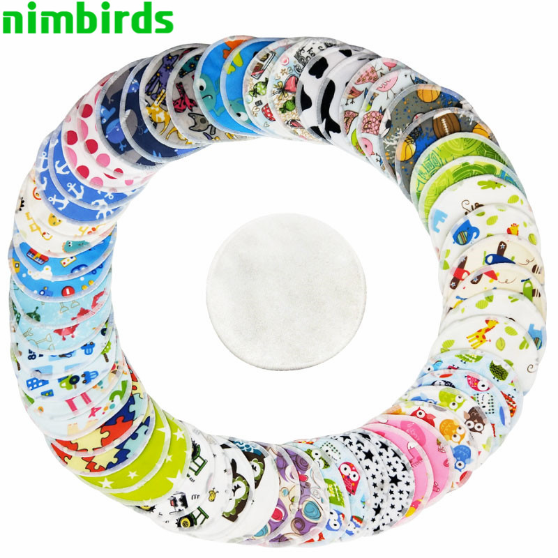 10 Stuks Herbruikbare Bamboe Borst Pad Nursing Pads Voor Mamma, Bamboe Materiaal Binnenste Wasbare Waterdicht Borstvoeding Verpleging Pads