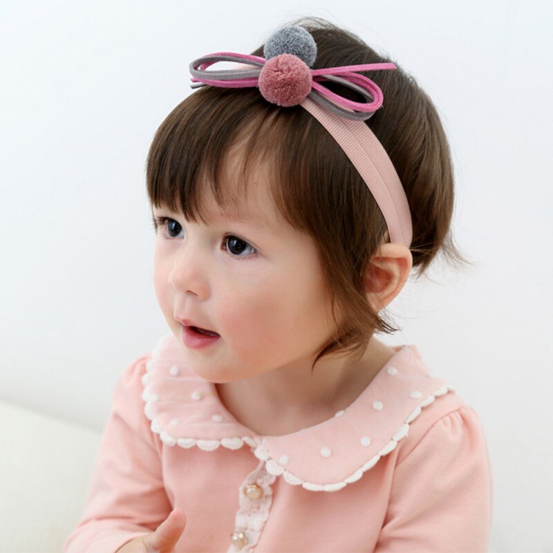 Baby Meisjes Hoofdband Mode Boog Knoop Infant Meisje Bandage Kids Peuters Head Wrap Hair Band Baby Kleding Accessoires: XL1714 (1)