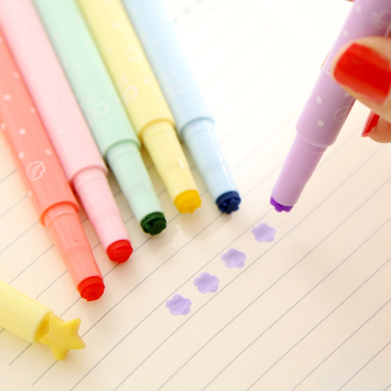 36 stk/parti fin highlighter farge stempel tusj for journal notatbok gjør-det-selv-verktøy zakka skrivesaker kontor skolerekvisita  a6285