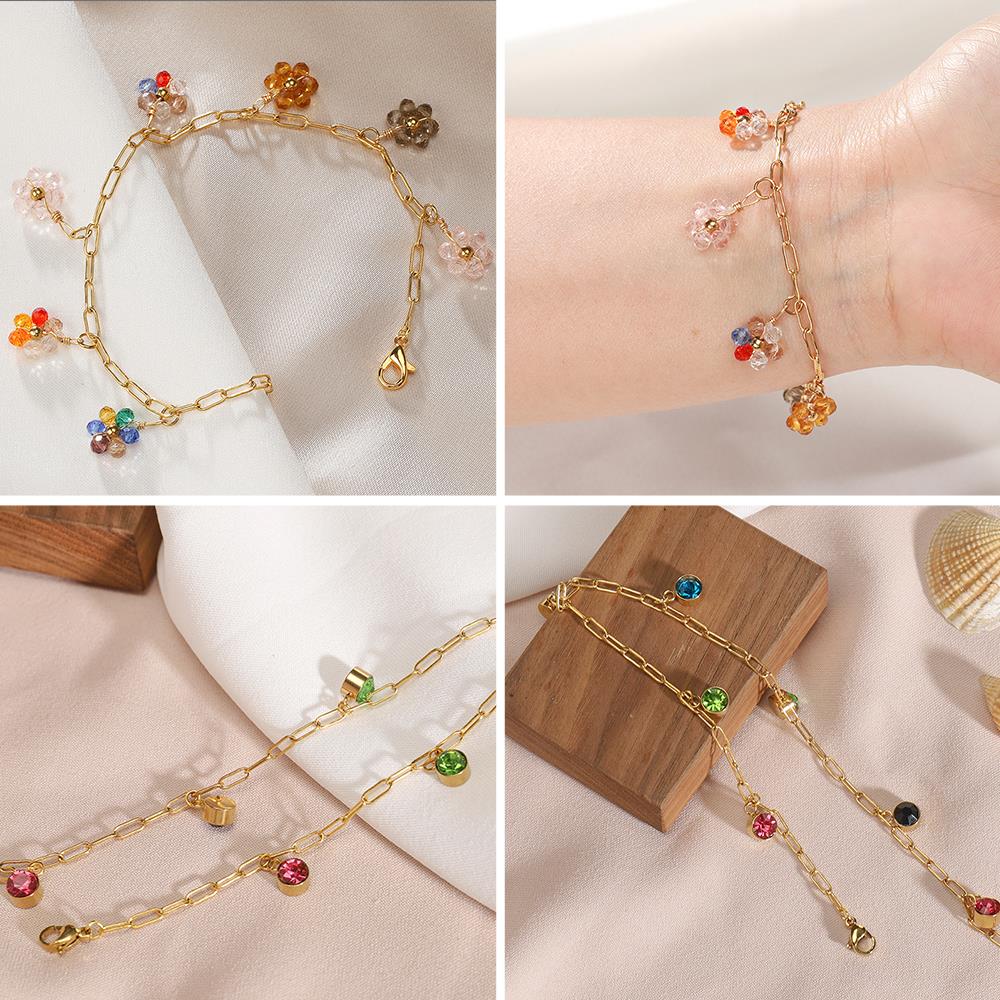 Cadenas de acero inoxidable de 2 metros para la fabricación de joyas, collar DIY, pulsera, Gargantilla, accesorios, cadena ovalada de enlace cerrado, Color dorado