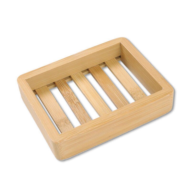 Natural Wooden Soap Dish Wood Soap Tray Holder Storage Soap Rack Plate Box Container For Bath Shower Plate Bathroom: 04