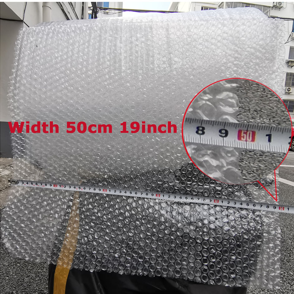Bubble Cushioning Wrap Padding Bubble Packaging Film Shockproof Foam Roll Small Cell Clear Bubble Wrap Multi-purpose Material