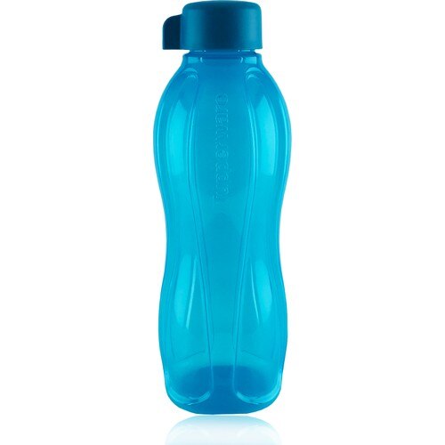 Tupperware-botella ecológica azul, bebedero de 750 Ml