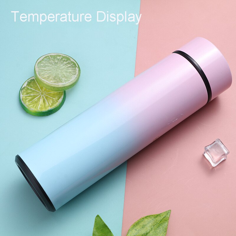 Touch Display Temperature Kettle 500ml Electric Kettles Stainless Steel Vacuum Intelligent Kitchen Appliances Insulation Cup: J