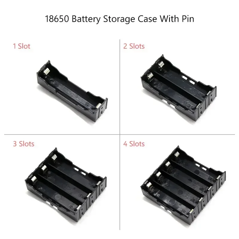 18650 parallel 1/2/3/4/18650 Batteriehalter 18650 Aufbewahrungsbox Gehäbenutzen 18650 parallel Batteriebox Gehäbenutzen