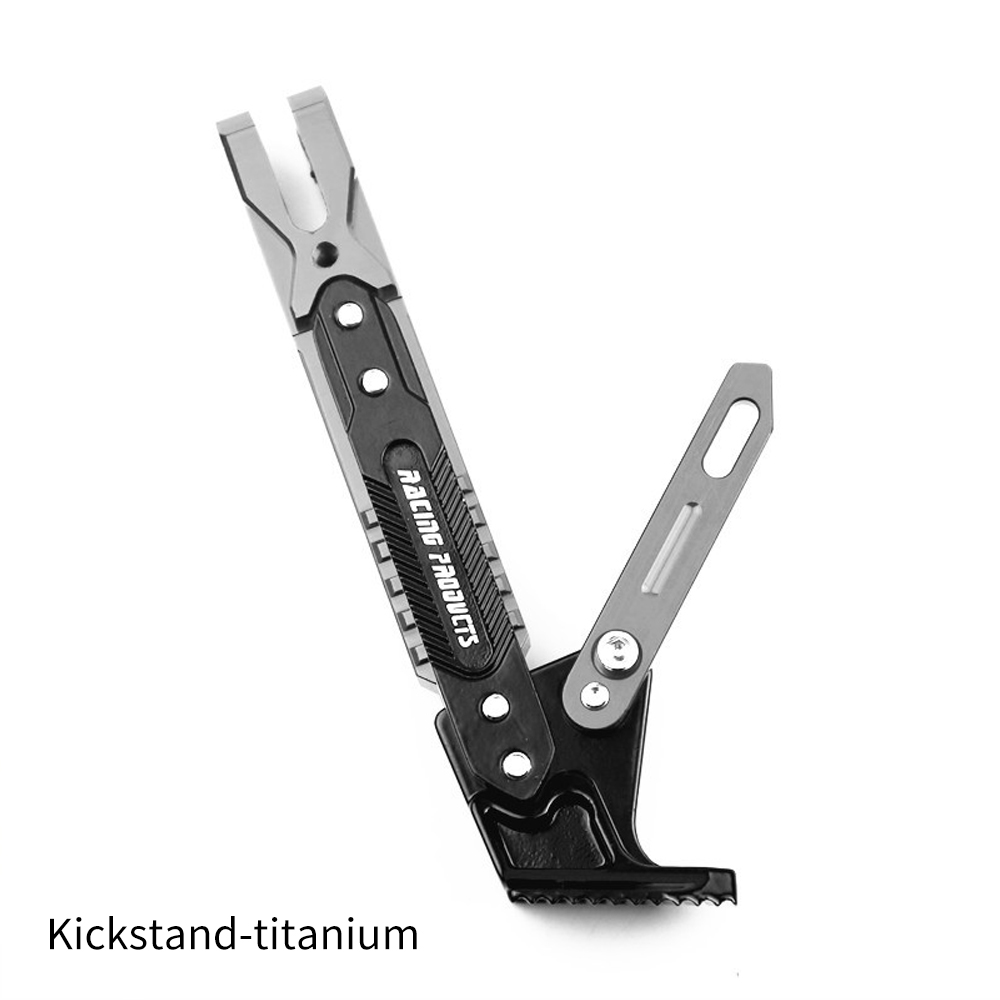 Neue Motorrad Tritte tand Park trete Stand Halterung Fuß Seite Stütze Krücken Halfter Schmutz Fahrrad Motorrad Zubehör Universal-: Lavendel