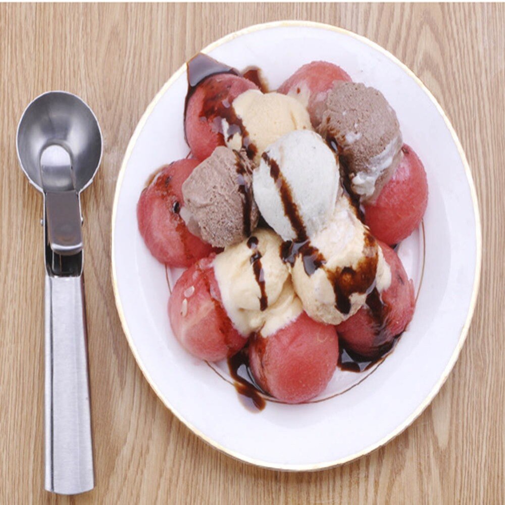 Stainless Steel Ice Cream Spoon Ice Cream Spoon Multi-function Ice Cream Spoon Kitchen Cake tool