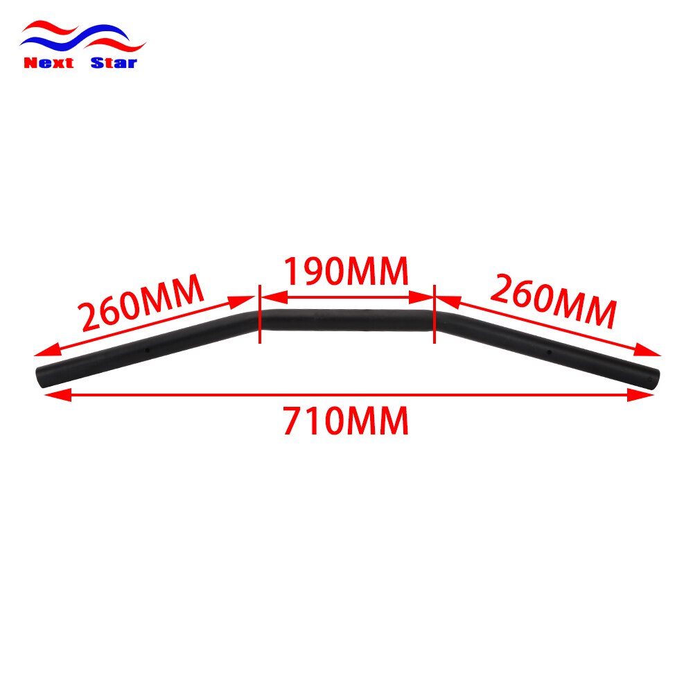 Motorcycle 22mm 25mm iron Handlebar Handle Bar For HONDA KTM KAWASAKI YAMAHA SUZUKI Off Road Motocross Pit Bikes Dirt Bike