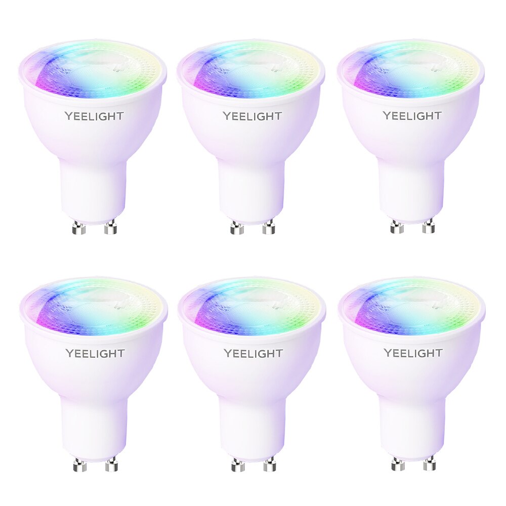 Yeelight GU10 Lamp Dimbaar/Kleurrijke Smart Led Lamp 350 Lumen Werken Met Google Assistent Alexa