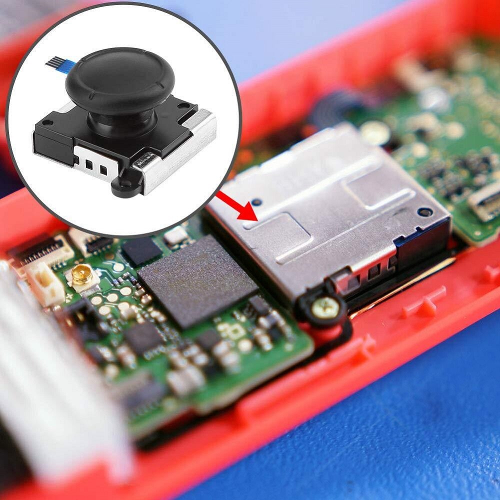 3D Analoge Vervanging Joystick Thumb Sticks Sensor Caps Voor Nintendo Switch Joycon Controller Reparatie Tool Set Game Accessoires