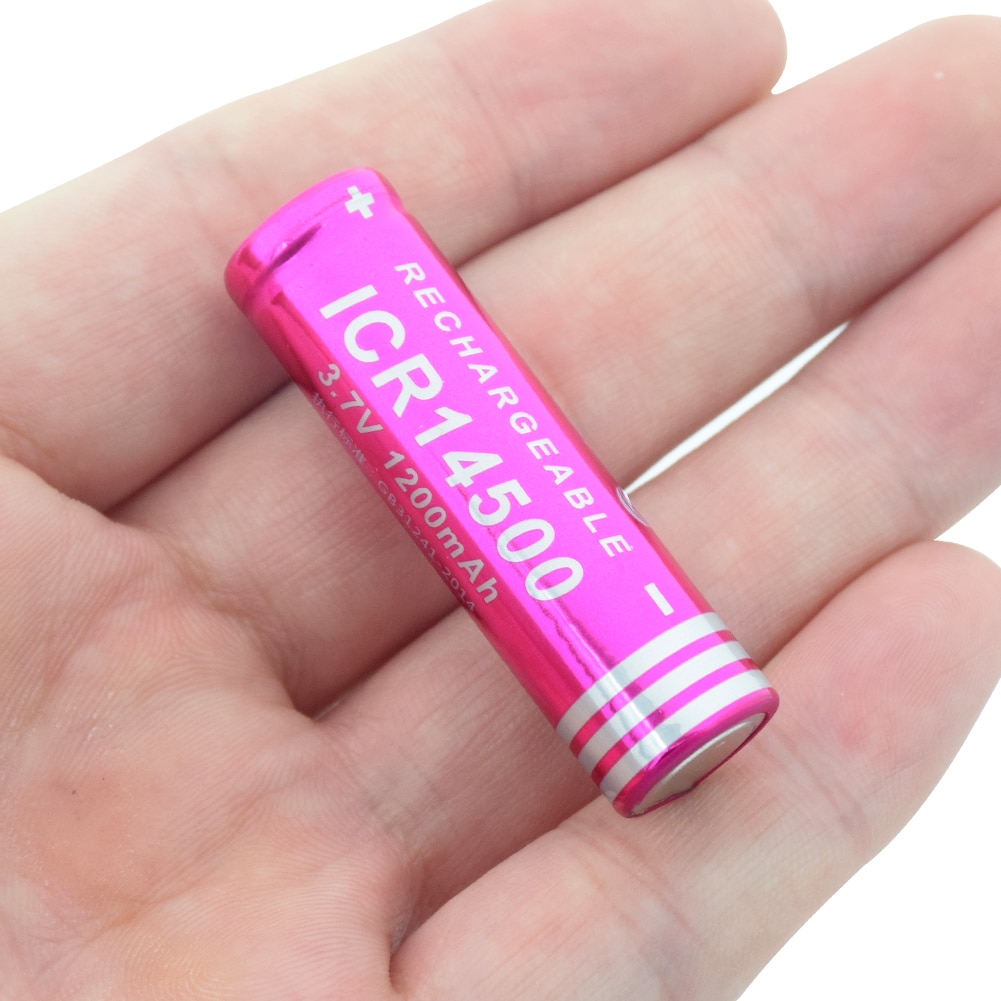 3.7v 7.4v Icr 14500 14650 650mah 1050mah 1200mah Batteria Ricaricabile Li-ion - Foto 11