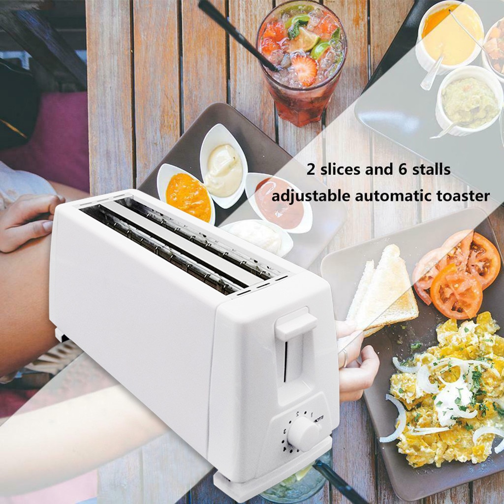 Tostadora automática de gran capacidad tostadora para desayuno, carcasa de Pc de , tanque interno de acero inoxidable, tostadoras para el hogar # g40