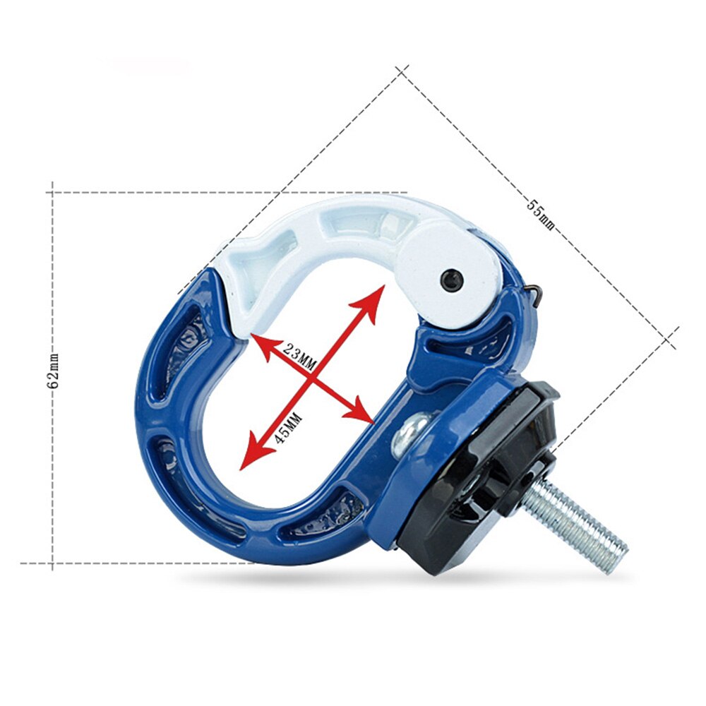 Aluminium Legierung Motorrad Helm Halfter Flasche Haken Aufhänger Schrauben Gepäck Haken