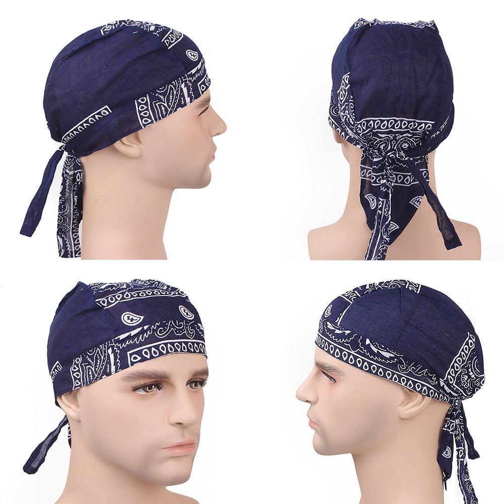Bomuld hip hop balaclava hat pandebånd til mænd kvinder maske trend udendørs motorcykel headwrap hatte dans  a7 d 0