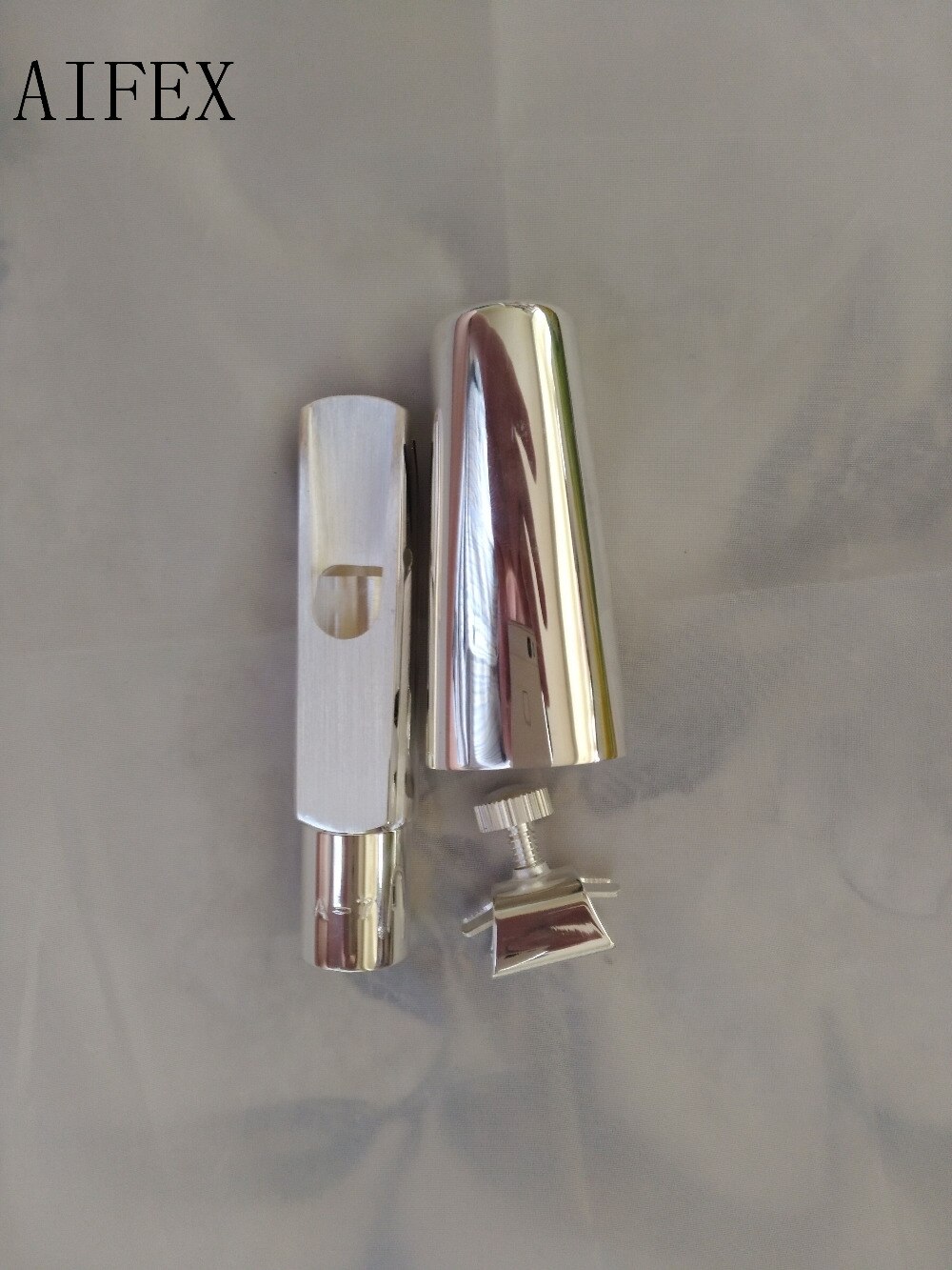 Free Products Most Cheap Metal Alto Saxophone Tenor Saxophone Mouthpiece Silver Plated 7 Model