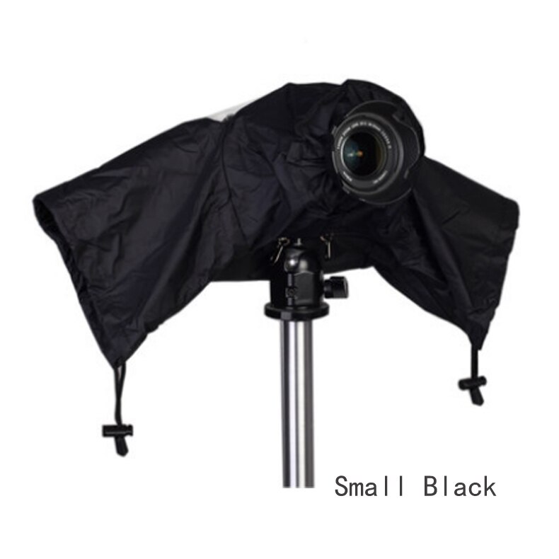 Cámara DSLR resistente al polvo y a la lluvia, funda para la lluvia para Canon 7D, Nikon D750 y Sony 70-200: Small Black
