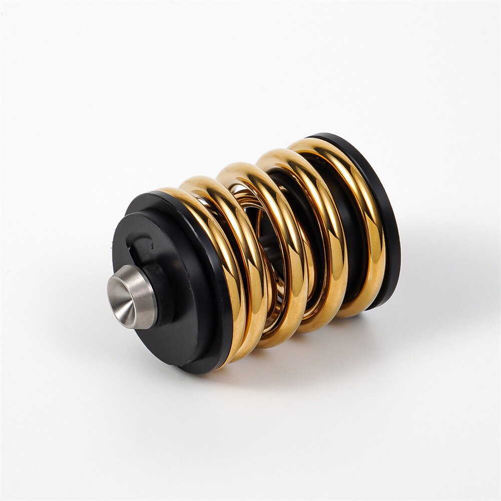 CNC Rear Shock Absorber Folding Bike Suspension Spring BMX Titanium Axle Spring For Brompton: Gold
