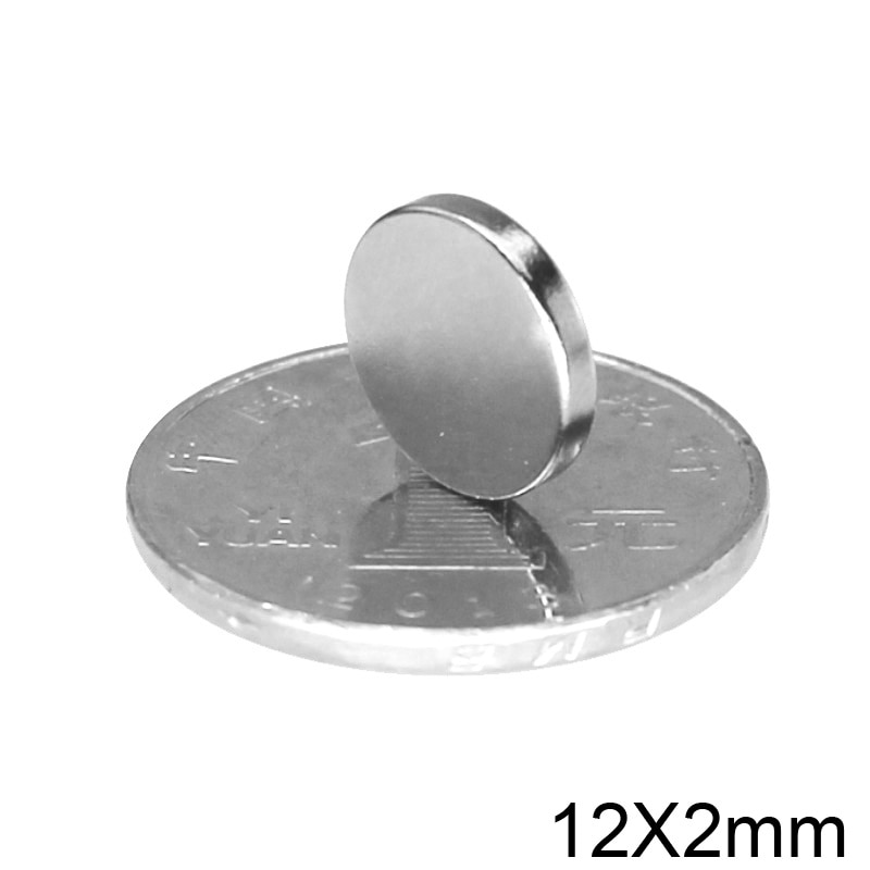 10 ~ 200 Stuks 12X2 Mm N35 Neodymium Magneet 12*2 Kleine Ronde Permanente Ndfeb Disc Krachtige sterke Magnetische Magneten 12X2 Mm