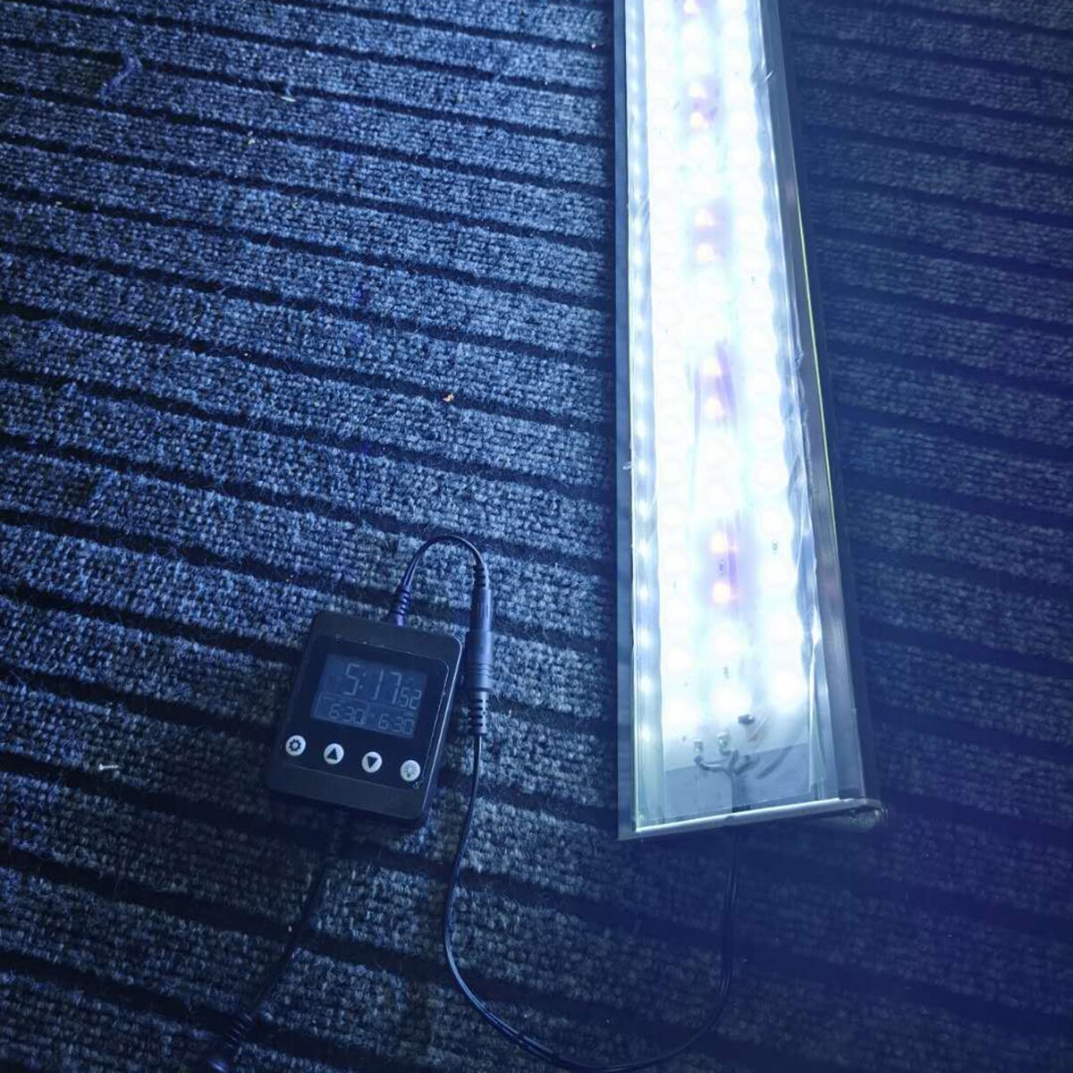 Aquarium Light Timer Fish Tank Light Controller Digital Dimmer Timer Switch Simulate The Brightness Can Be Adjusted From 0–100%