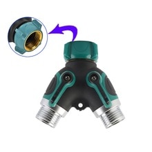 2 Way Hose Splitter Garden Hose Adapter Heavy Duty Hose Adapter Splitter