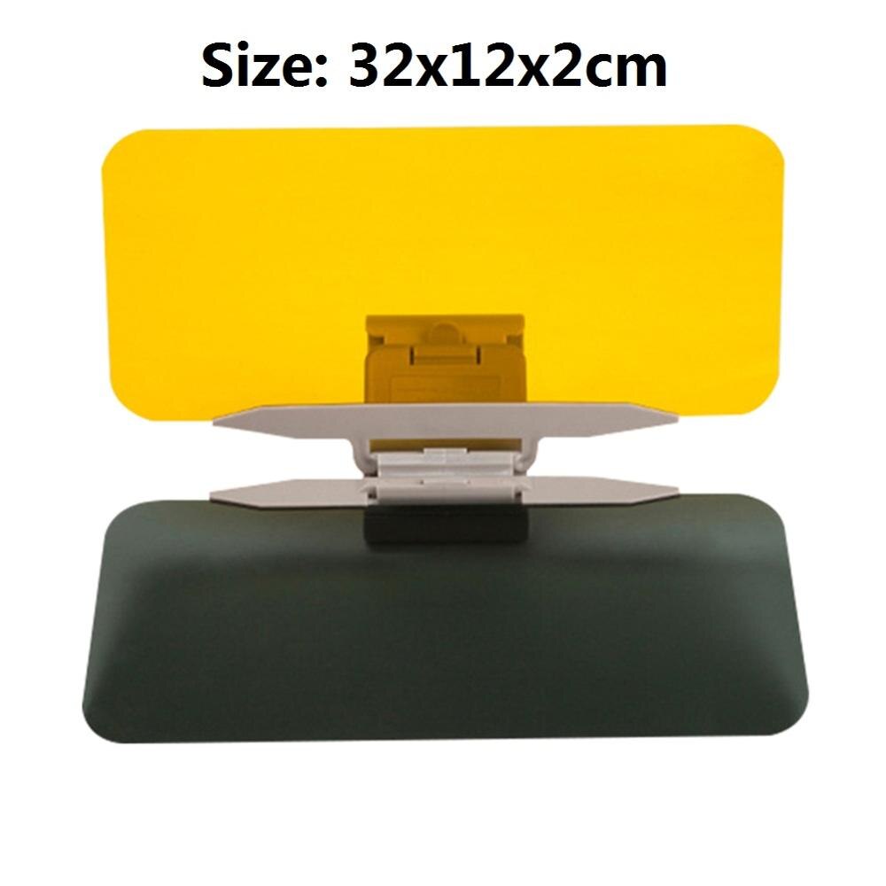 2-in-1 Auto Blendschutz Für Tag & Nacht – Grau/gelbes Visier Gegen Sonne & Scheinwerfer, Einfache Montage