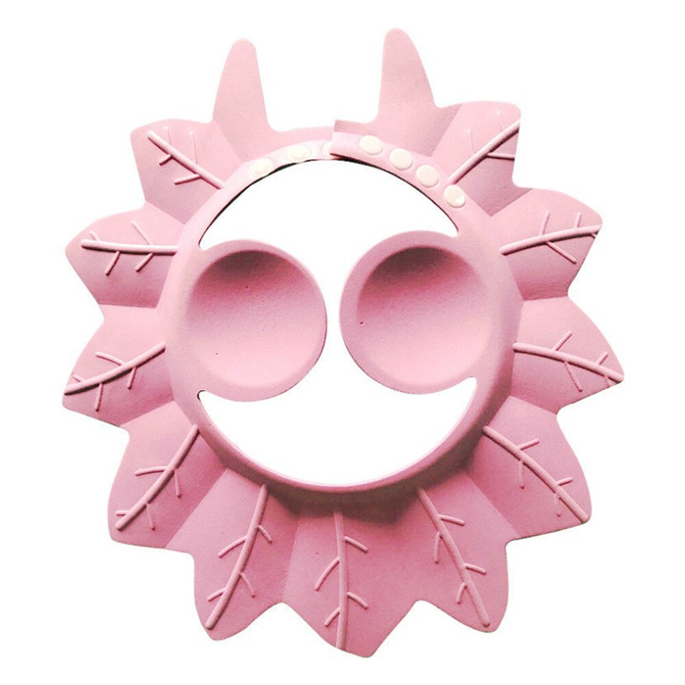 Baby Waterdichte Shampoo Cap Douche Baden Beschermen Hoed Shield Kinderen Bad Cap: Pink